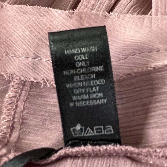 BKE Boutique Buckle Blouse Womens Medium Purple Wool Blend New - Picture 7 of 10